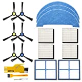 Kit de accesorios para Ilife V8S V8S X750 X785 V80 Robot aspirador Recambios Pack de filtro primario, filtro Hepa, cepillo lateral y mopa